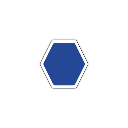 六角形ステッカー-60x60